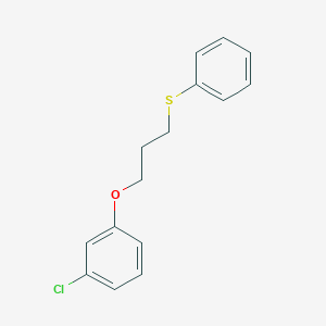 1-Chloro-3-[3-(phenylsulfanyl)propoxy]benzene