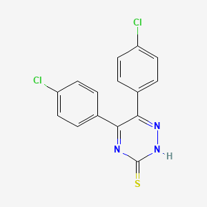 5,6-Bis(4-chlorophenyl)-1,2,4-triazine-3(2H)-thione