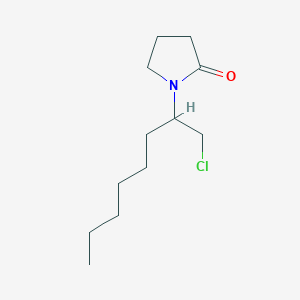 1-(1-Chlorooctan-2-YL)pyrrolidin-2-one