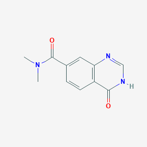 molecular formula C11H11N3O2 B1437728 N,N-二甲基-4-氧代-3,4-二氢喹唑啉-7-甲酰胺 CAS No. 1092460-54-2