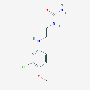 N-[2-(3-Chloro-4-methoxyanilino)ethyl]urea