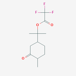 2-(4-Methyl-3-oxocyclohexyl)propan-2-yl trifluoroacetate