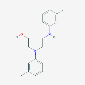 2-{[2-(3-Methylanilino)ethyl](3-methylphenyl)amino}ethan-1-ol