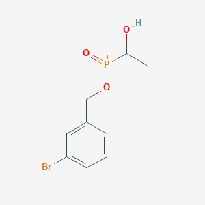 [(3-Bromophenyl)methoxy](1-hydroxyethyl)oxophosphanium