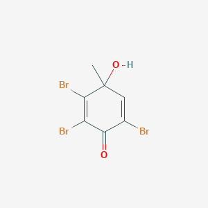 2,3,6-Tribromo-4-hydroxy-4-methylcyclohexa-2,5-dien-1-one