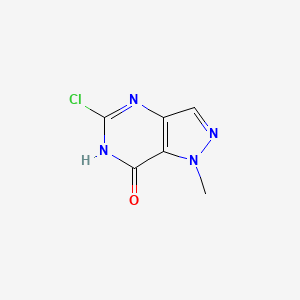 molecular formula C6H5ClN4O B1437737 5-氯-1-甲基-1H-吡唑并[4,3-d]嘧啶-7(6H)-酮 CAS No. 1211533-31-1