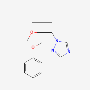 1-[2-Methoxy-3,3-dimethyl-2-(phenoxymethyl)butyl]-1H-1,2,4-triazole