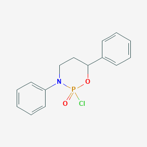 2-Chloro-3,6-diphenyl-1,3,2lambda~5~-oxazaphosphinan-2-one