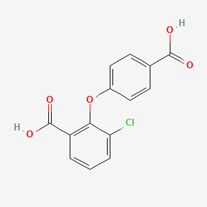 2-(4-Carboxyphenoxy)-3-chlorobenzoic acid