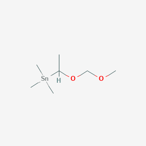 [1-(Methoxymethoxy)ethyl](trimethyl)stannane