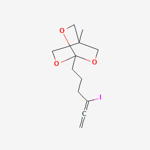 1-(4-Iodohexa-4,5-dien-1-yl)-4-methyl-2,6,7-trioxabicyclo[2.2.2]octane