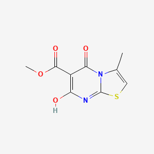molecular formula C9H8N2O4S B1437741 7-羟基-3-甲基-5-氧代-5H-[1,3]噻唑并[3,2-a]嘧啶-6-羧酸甲酯 CAS No. 1105189-80-7