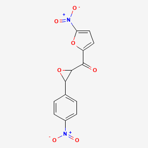 (5-Nitrofuran-2-yl)[3-(4-nitrophenyl)oxiran-2-yl]methanone