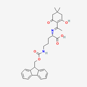 molecular formula C30H34N2O6 B1437748 Dde-Orn(Fmoc)-OH CAS No. 1423017-87-1