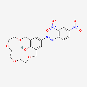 molecular formula C20H22N4O9 B1437758 15-冠-4 [4-(2,4-二硝基苯偶氮)苯酚] CAS No. 81238-57-5