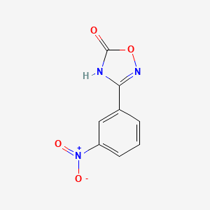 molecular formula C8H5N3O4 B1437759 3-(3-硝基苯基)-4,5-二氢-1,2,4-恶二唑-5-酮 CAS No. 24011-15-2