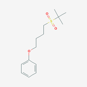 [4-(2-Methylpropane-2-sulfonyl)butoxy]benzene