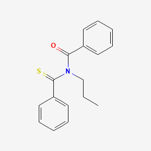 N-(Benzenecarbothioyl)-N-propylbenzamide