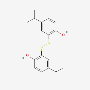 2,2'-Disulfanediylbis[4-(propan-2-yl)phenol]