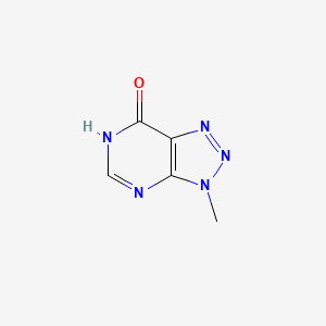 molecular formula C5H5N5O B1437764 3-甲基-3H,6H,7H-[1,2,3]三唑并[4,5-d]嘧啶-7-酮 CAS No. 20420-86-4