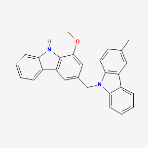 1-Methoxy-3-[(3-methyl-9H-carbazol-9-YL)methyl]-9H-carbazole