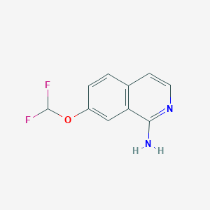 B1437770 7-(Difluoromethoxy)isoquinolin-1-amine CAS No. 1552892-71-3