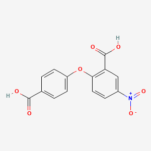 2-(4-Carboxyphenoxy)-5-nitrobenzoic acid