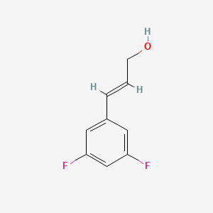 molecular formula C9H8F2O B1437778 3-(3,5-二氟苯基)丙烯醇 CAS No. 405937-98-6