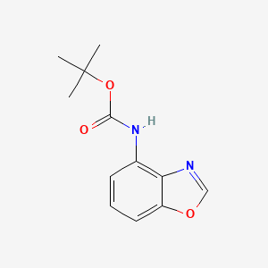 B1437779 tert-Butyl benzo[d]oxazol-4-ylcarbamate CAS No. 959246-43-6