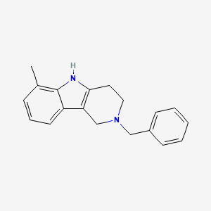 2-Benzyl-6-methyl-2,3,4,5-tetrahydro-1H-pyrido[4,3-b]indole