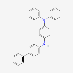 molecular formula C30H24N2 B1437784 N-Biphenyl-4-yl-N',N'-diphenyl-benzene-1,4-diamine CAS No. 880800-19-1