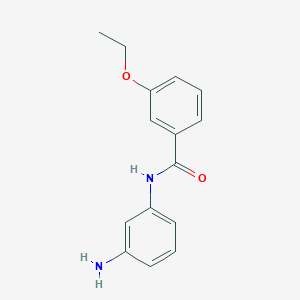 molecular formula C15H16N2O2 B1437786 N-(3-氨基苯基)-3-乙氧基苯甲酰胺 CAS No. 1020722-65-9