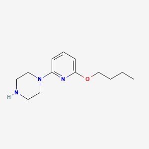 molecular formula C13H21N3O B1437788 1-(6-丁氧基吡啶-2-基)哌嗪 CAS No. 902837-07-4