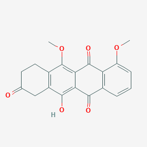 12-Hydroxy-5,7-dimethoxy-3,4-dihydrotetracene-2,6,11(1H)-trione