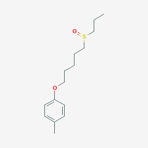 1-Methyl-4-{[5-(propane-1-sulfinyl)pentyl]oxy}benzene