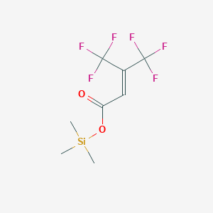 Trimethylsilyl 4,4,4-trifluoro-3-(trifluoromethyl)but-2-enoate