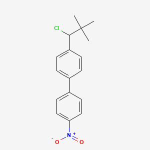 4-(1-Chloro-2,2-dimethylpropyl)-4'-nitro-1,1'-biphenyl