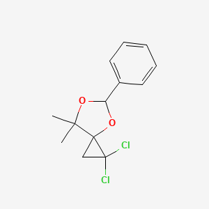 1,1-Dichloro-7,7-dimethyl-5-phenyl-4,6-dioxaspiro[2.4]heptane