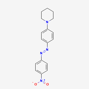 1-{4-[(E)-(4-Nitrophenyl)diazenyl]phenyl}piperidine