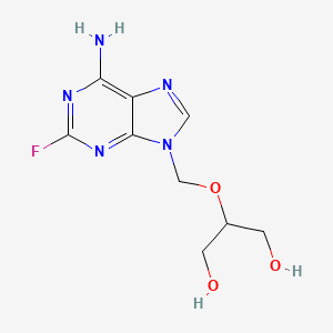 2-[(6-Amino-2-fluoro-9H-purin-9-yl)methoxy]propane-1,3-diol