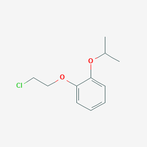 molecular formula C11H15ClO2 B1437798 1-(2-Chloroethoxy)-2-isopropoxybenzene CAS No. 915921-87-8
