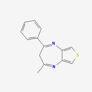 2-Methyl-4-phenyl-3H-thieno[3,4-b][1,4]diazepine