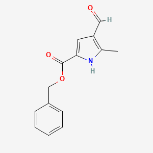 Benzyl 4-formyl-5-methyl-1H-pyrrole-2-carboxylate