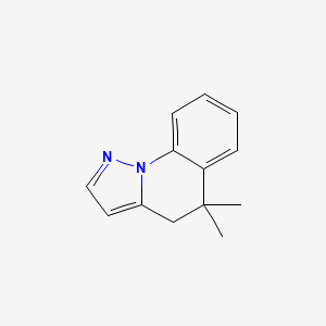 5,5-Dimethyl-4,5-dihydropyrazolo[1,5-a]quinoline