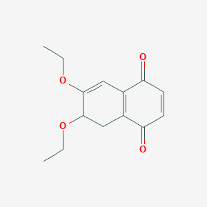 6,7-Diethoxy-5,6-dihydronaphthalene-1,4-dione