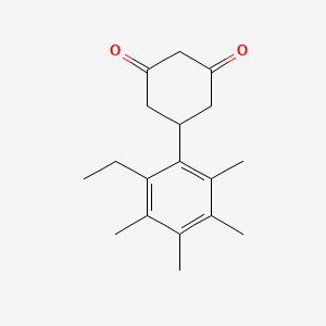 5-(2-Ethyl-3,4,5,6-tetramethylphenyl)cyclohexane-1,3-dione