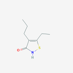 5-Ethyl-4-propyl-1,2-thiazol-3(2H)-one