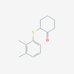 2-[(2,3-Dimethylphenyl)sulfanyl]cyclohexan-1-one