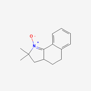 2,2-Dimethyl-1-oxo-3,3a,4,5-tetrahydro-2H-1lambda~5~-benzo[g]indole