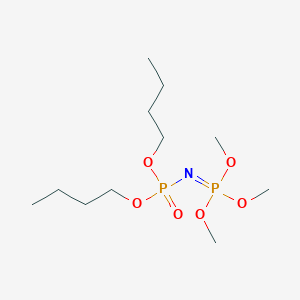 Trimethyl N-(dibutoxyphosphoryl)phosphorimidate